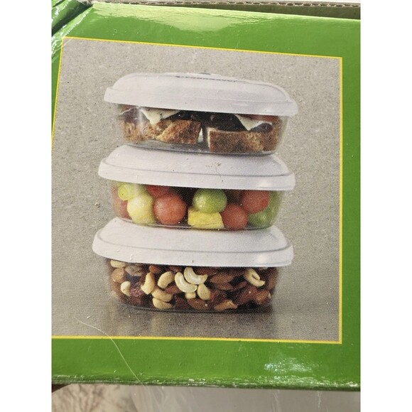 foodsaver Other - (3) Food Saver Vacuum Storage Container w. Lid Small Rectangular Lunch Leftovers